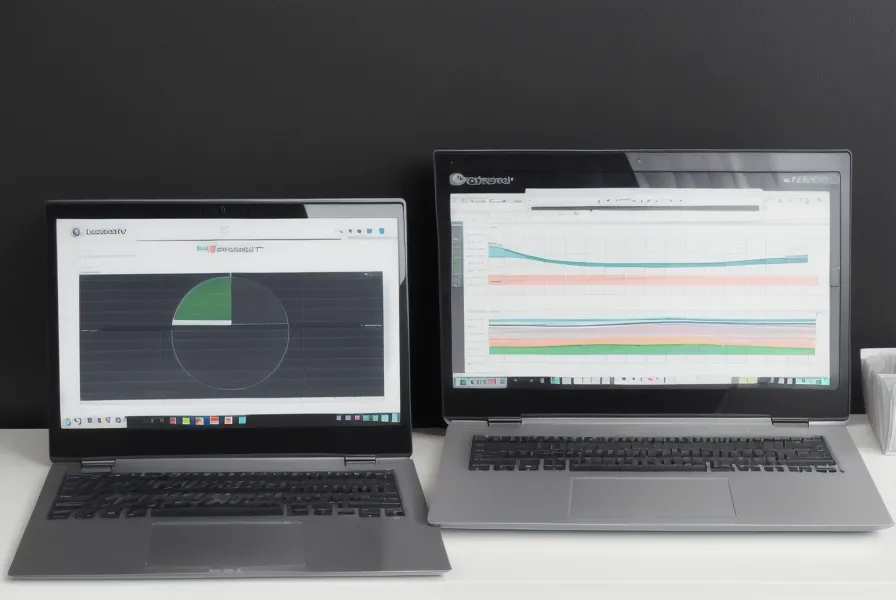 Vergleich von Kursplattformen auf einem Computerbildschirm