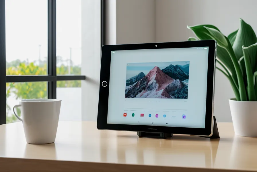 Reibungsloser Videoplayer auf einem Tablet zur Darstellung schneller Ladezeiten