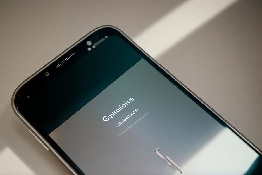 Smartphone zeigt eine erfolgreich zugestellte Willkommens-E-Mail im Posteingang.
